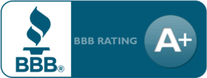 A+ rating from the Better Business Bureau.