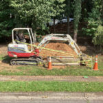 Aaron Plumbing performs a sewer line repair in Roswell GA while prioritizing safety