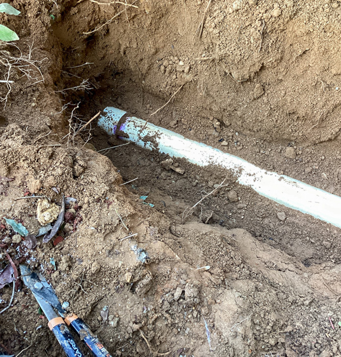 "Expert sewer line repair by Aaron Plumbing technicians in Buford, GA.