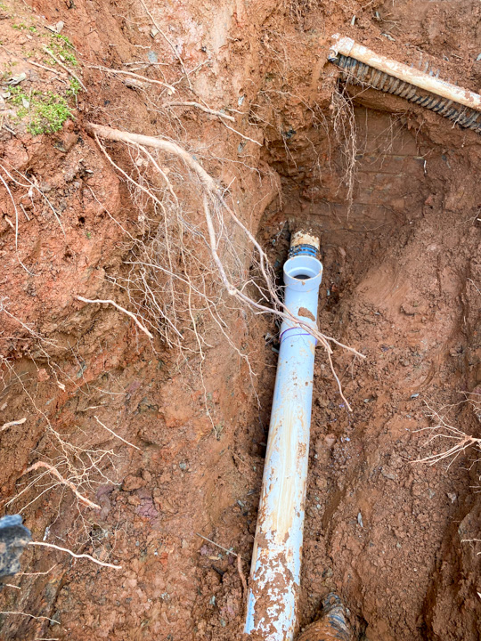 sewer line repair in Cumming, GA