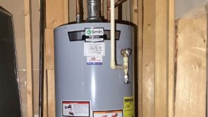 new water heater installed by Aaron Plumbing