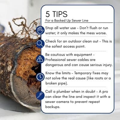 5 Tips Regarding how to clear a main sewer line clog