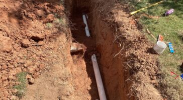 Sewer line replacement