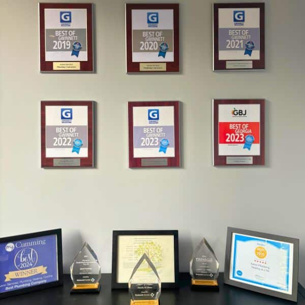 Find the best plumber with the most awards