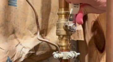 If you have a burst pipe, turn off the water at your main shut off valve first