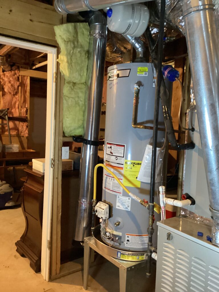 gas water heater installation