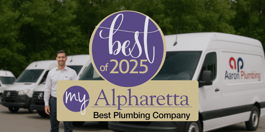 Aaron Plumbing is the highest rated Alpharetta plumber