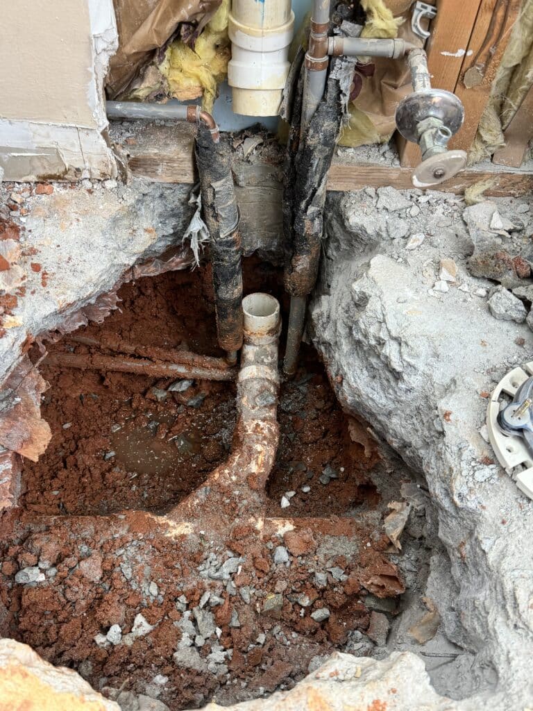 lawrenceville slab leak caused by defective polybutylene