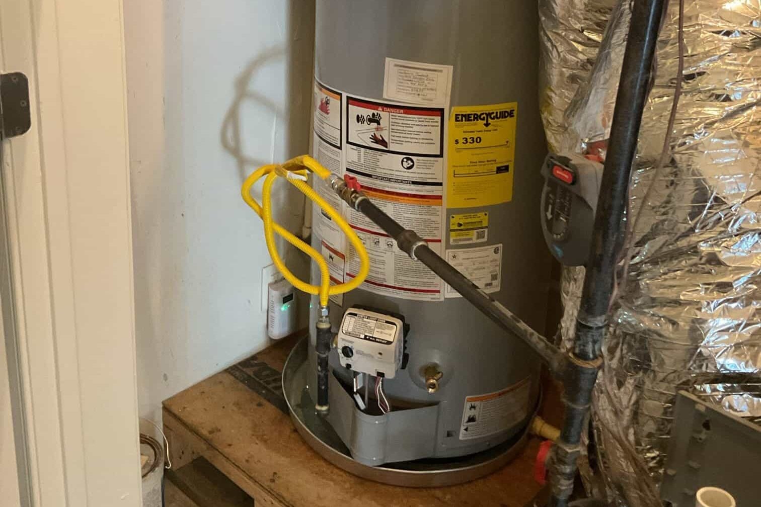 A water heater repair completed by a Roswell Plumber