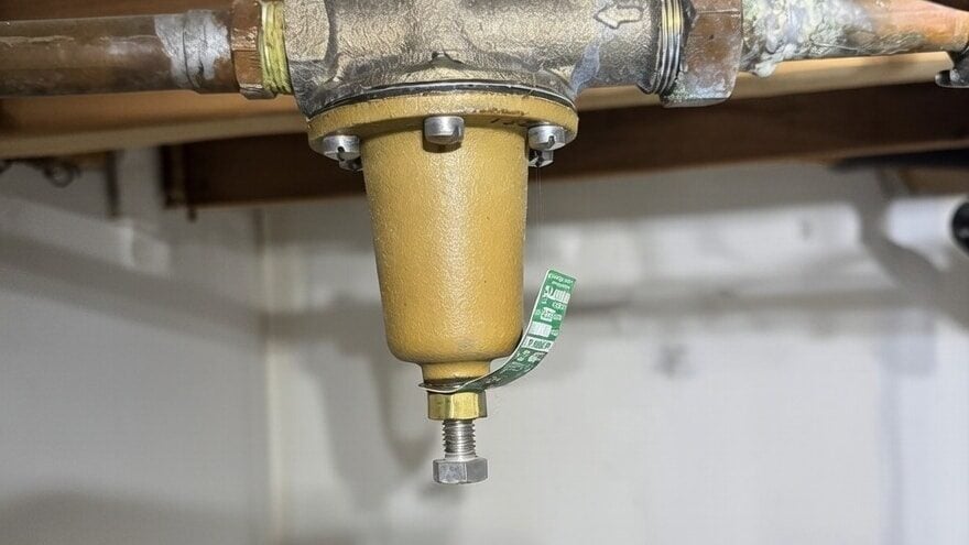 A PRV valve installed in an Atlanta home
