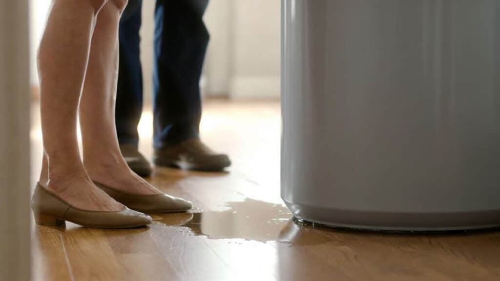 a couple discovers they need water heater repair in roswell