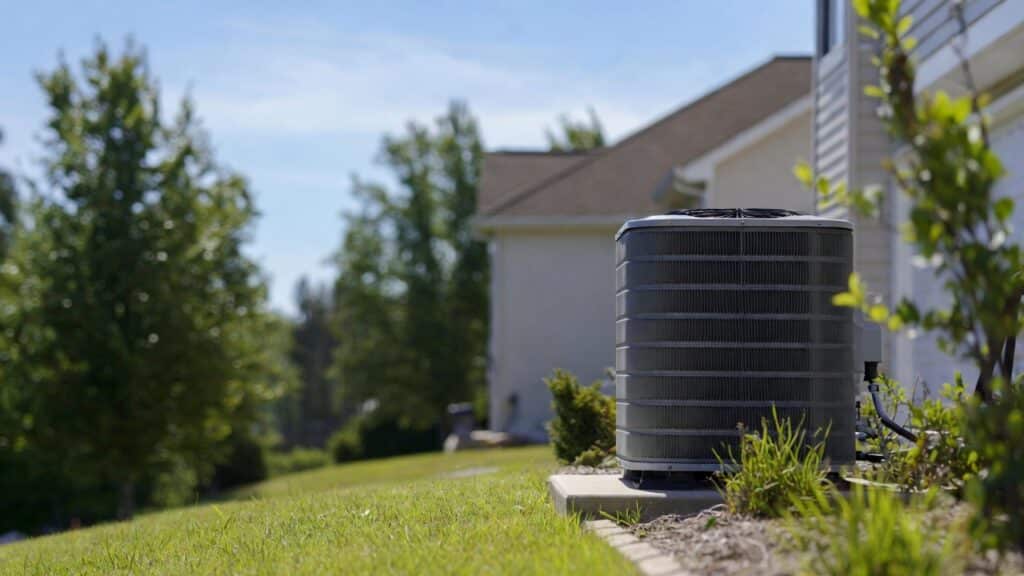 a completed air conditioner installation in north Georgia
