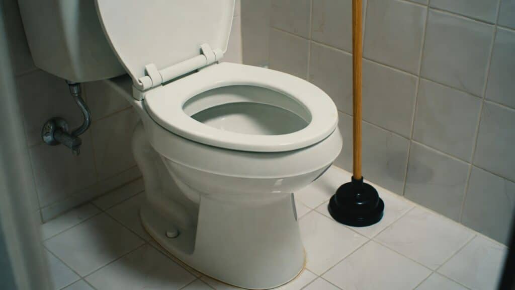 a toilet won't unclog with a plunger next to the toilet