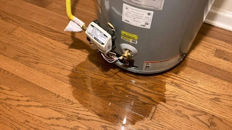 water heater leaking indicates a need for water heater replacement