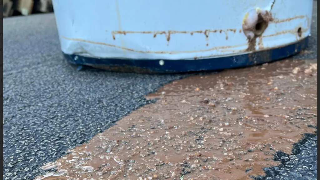 Water heater sediment builds up over time and makes hot water dirty