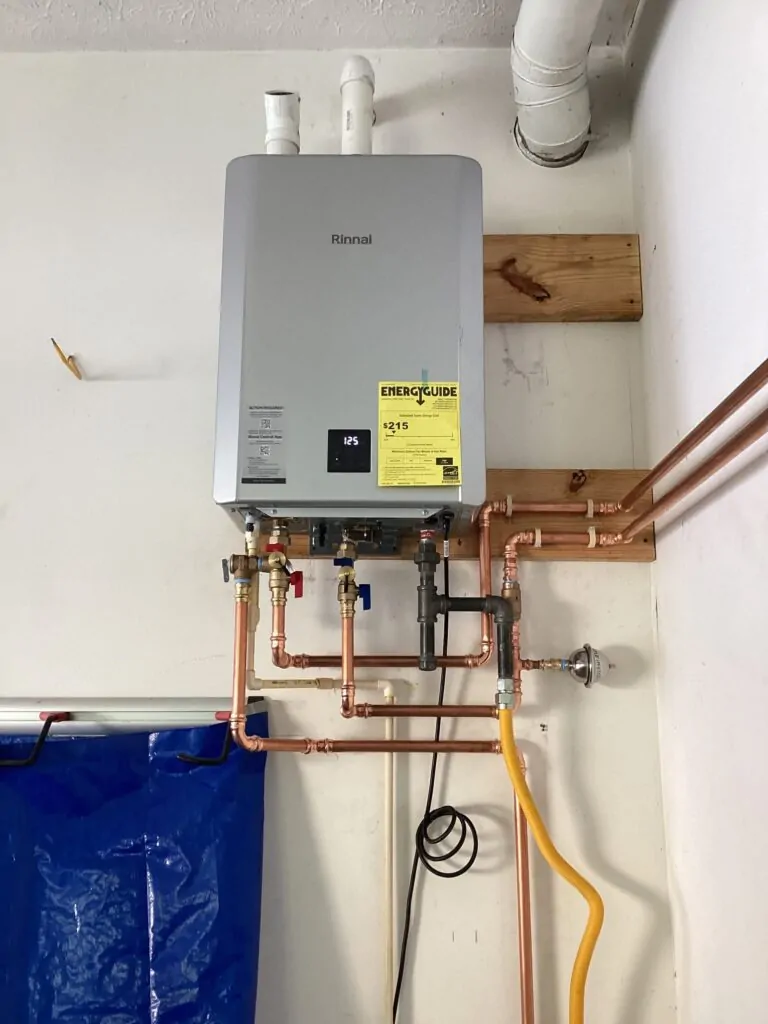 Rinnai tankless water heater